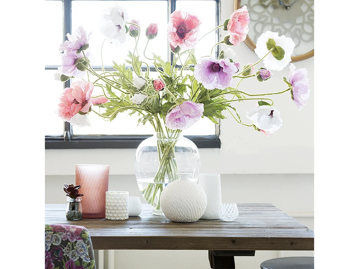 Photophore Maia Grand Format - Blanc / 20 cm