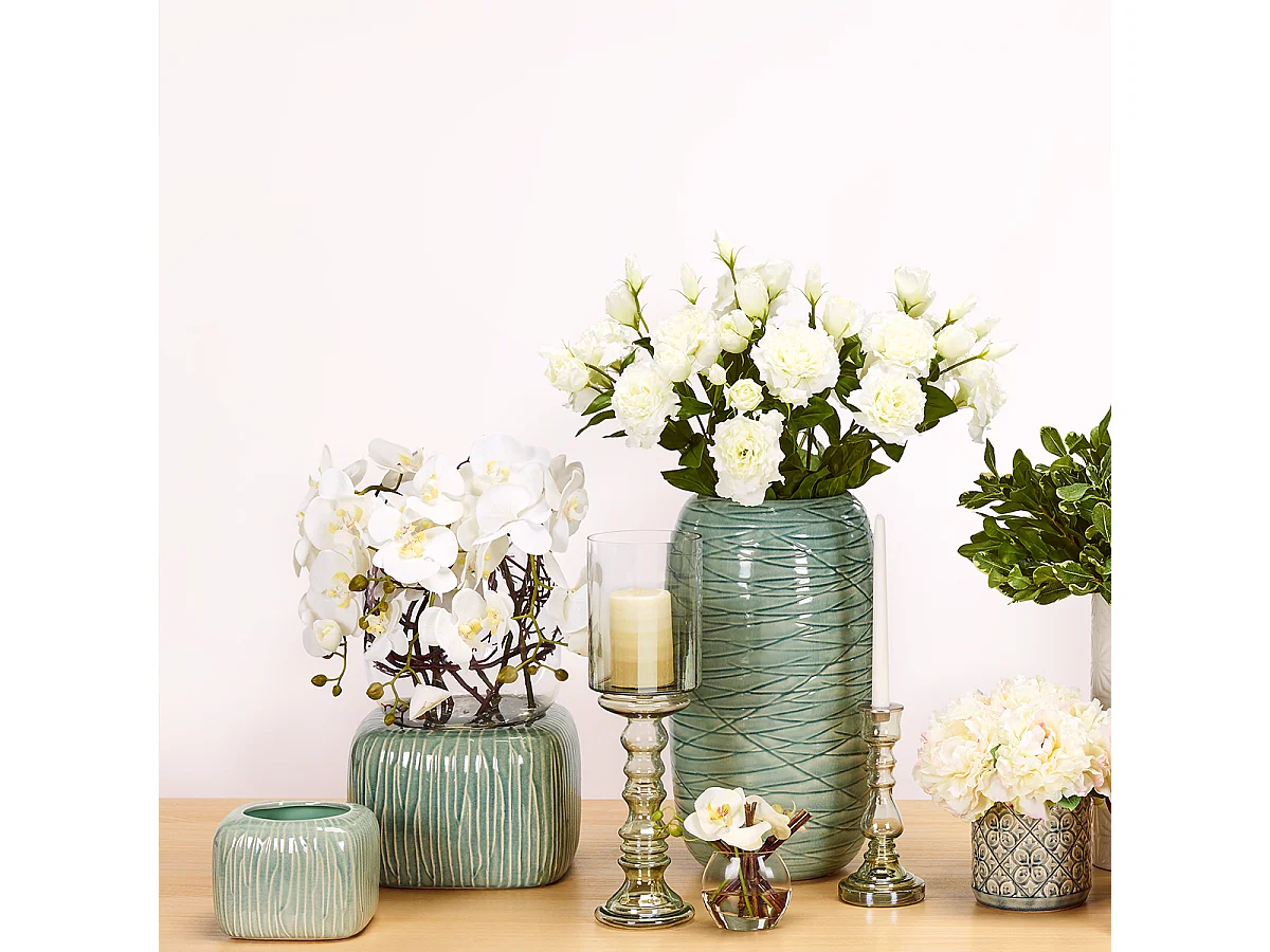 Bougeoir en verre - Transparent