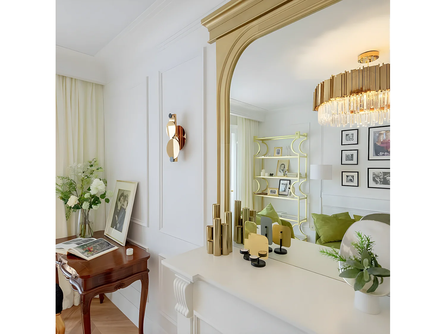 Porte-Bougie Tom - Doré / 16 cm