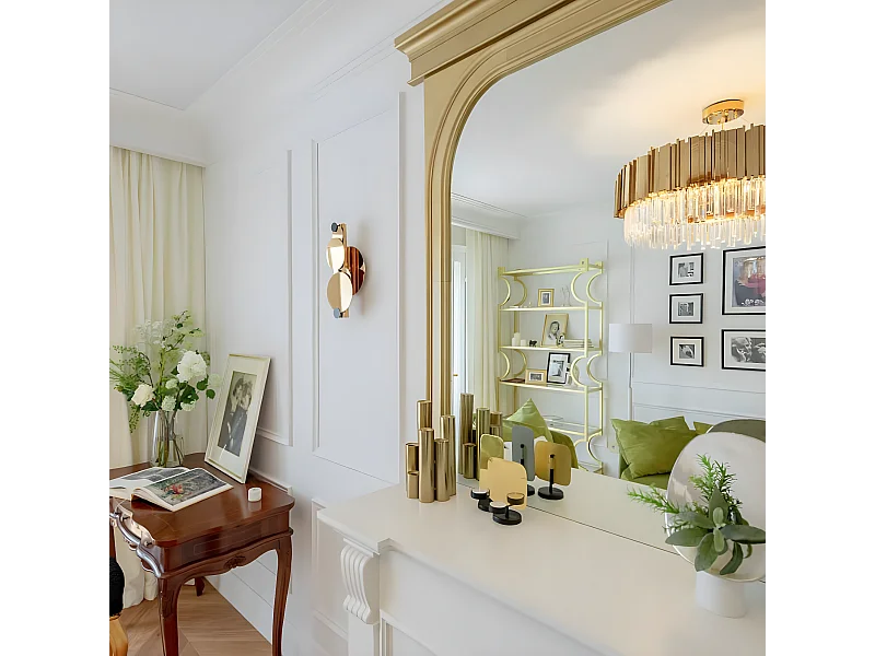 Porte-Bougie Tom - Doré / 16 cm