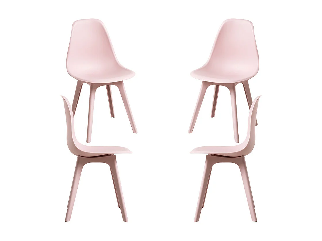Packs Sillas Comedor - Pack 4 Sillas Kelen Suprym - Rosa