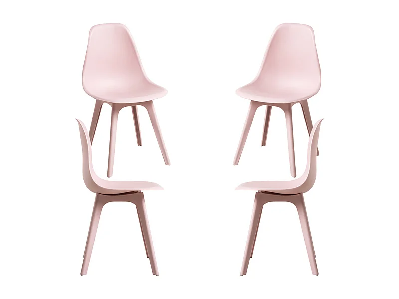 Packs Sillas Comedor - Pack 4 Sillas Kelen Suprym - Rosa