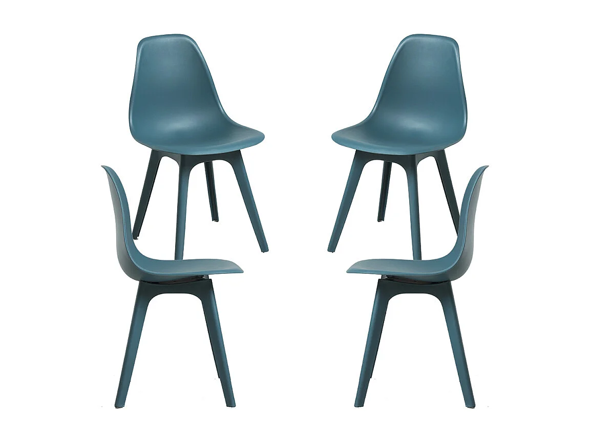 Packs Sillas Comedor - Pack 4 Sillas Kelen Suprym - Verde azulado