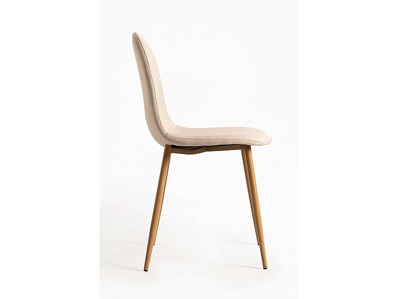 Sillas Comedor - Silla Teok Tela - Beige