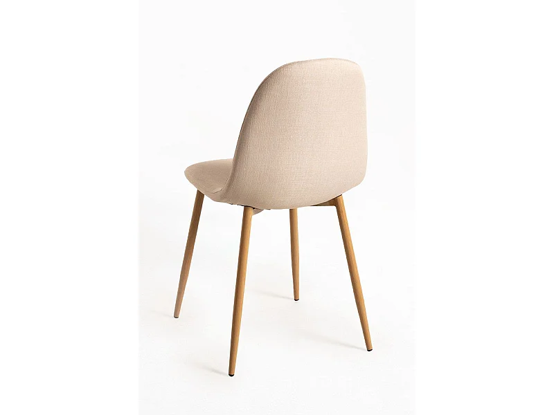 Sillas Comedor - Silla Teok Tela - Beige