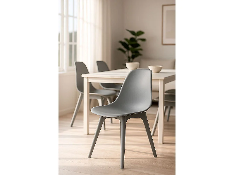 Sillas Comedor - Silla Kelen Suprym - Gris claro