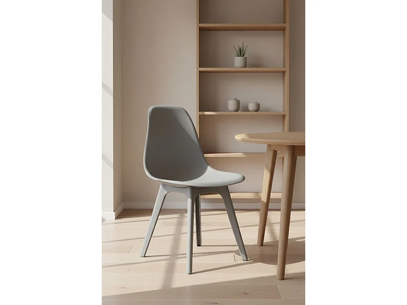 Sillas Comedor - Silla Kelen Suprym - Gris claro