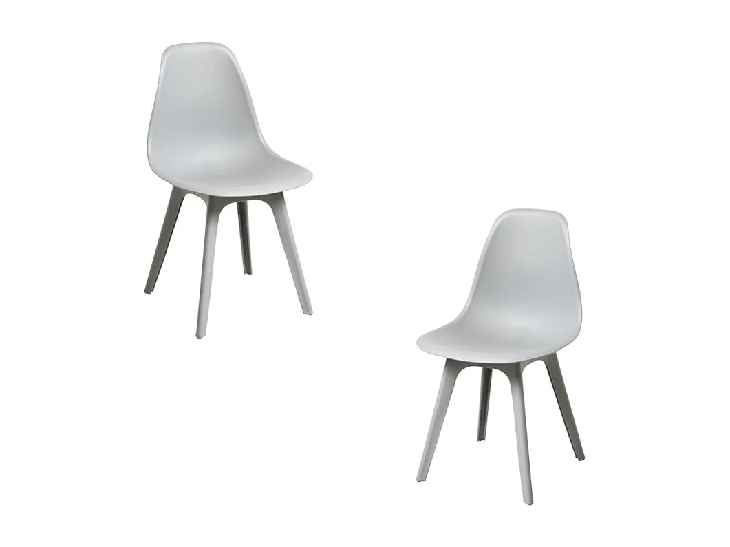 Packs Sillas Comedor - Pack 2 Sillas Kelen Suprym - Gris claro