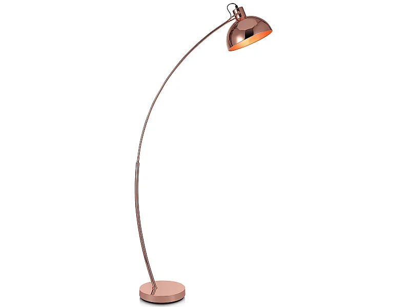 Lampada da Terra LED Oro Moderna Ricurva Teamson Home Arco VN-L00025-EU