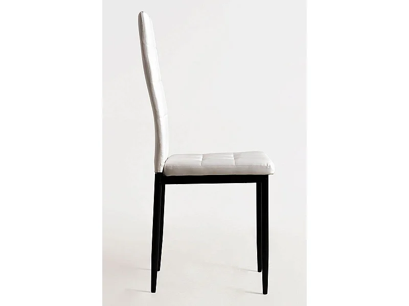 Packs Sillas Comedor - Pack 4 Sillas Lan Polipiel - Blanco