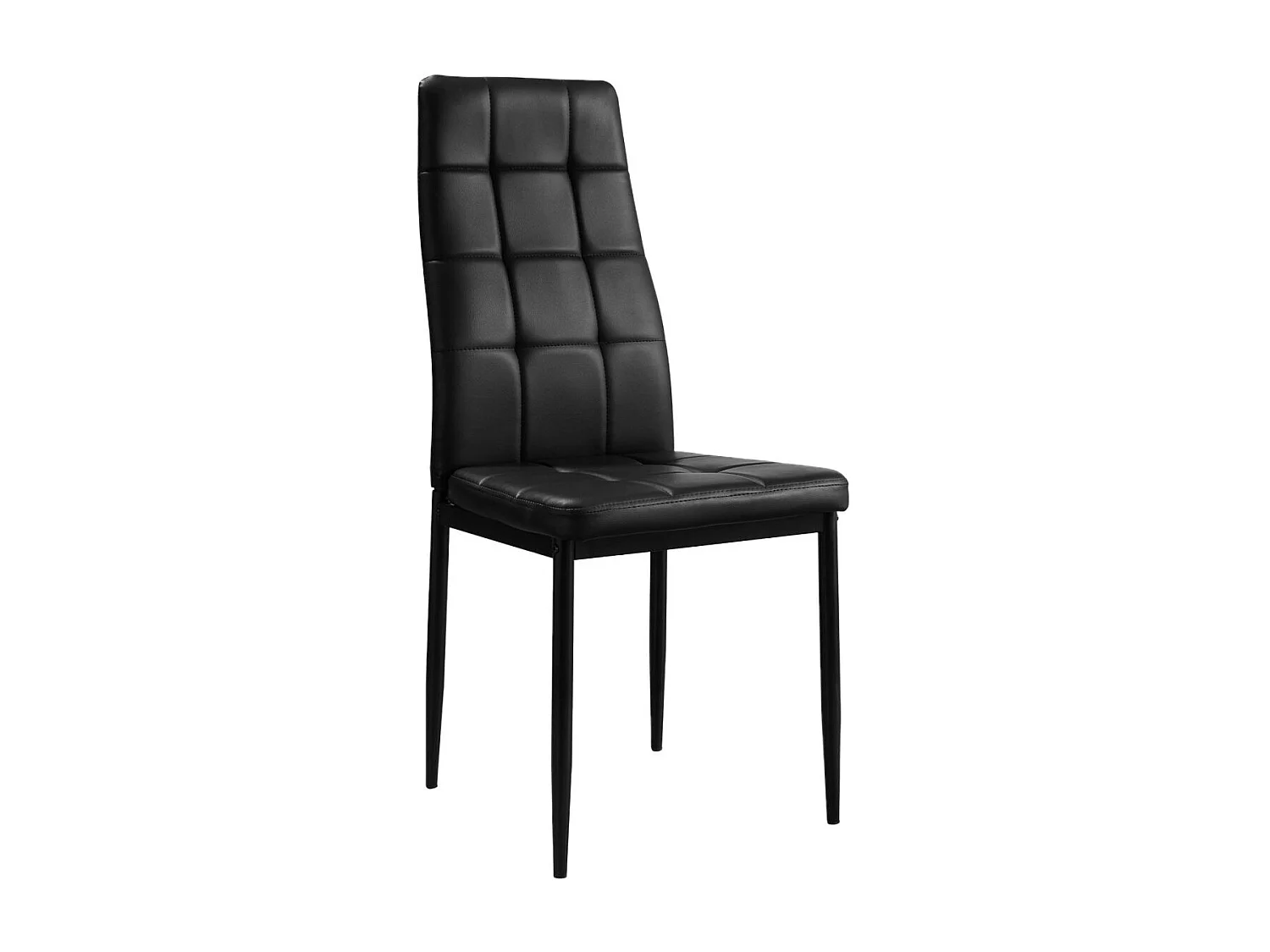 Packs Sillas Comedor - Pack 4 Sillas Lan Polipiel - Negro