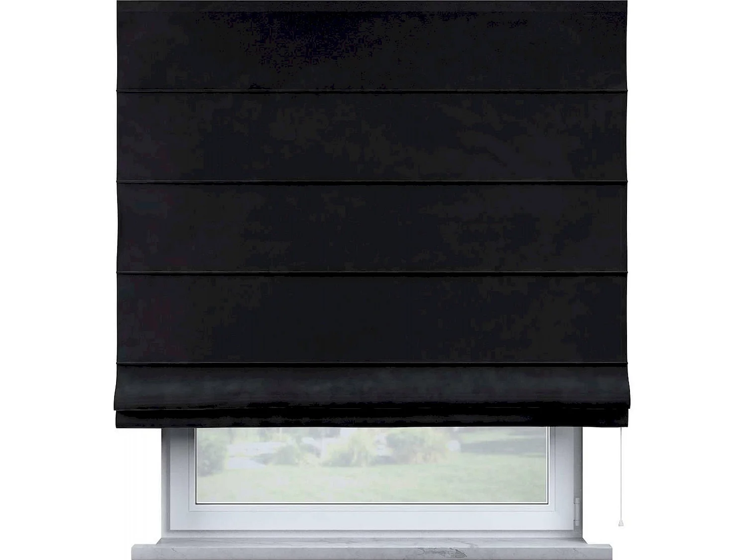 Store vénitien occultant Posh Velvet en velours - 160 x 170 cm