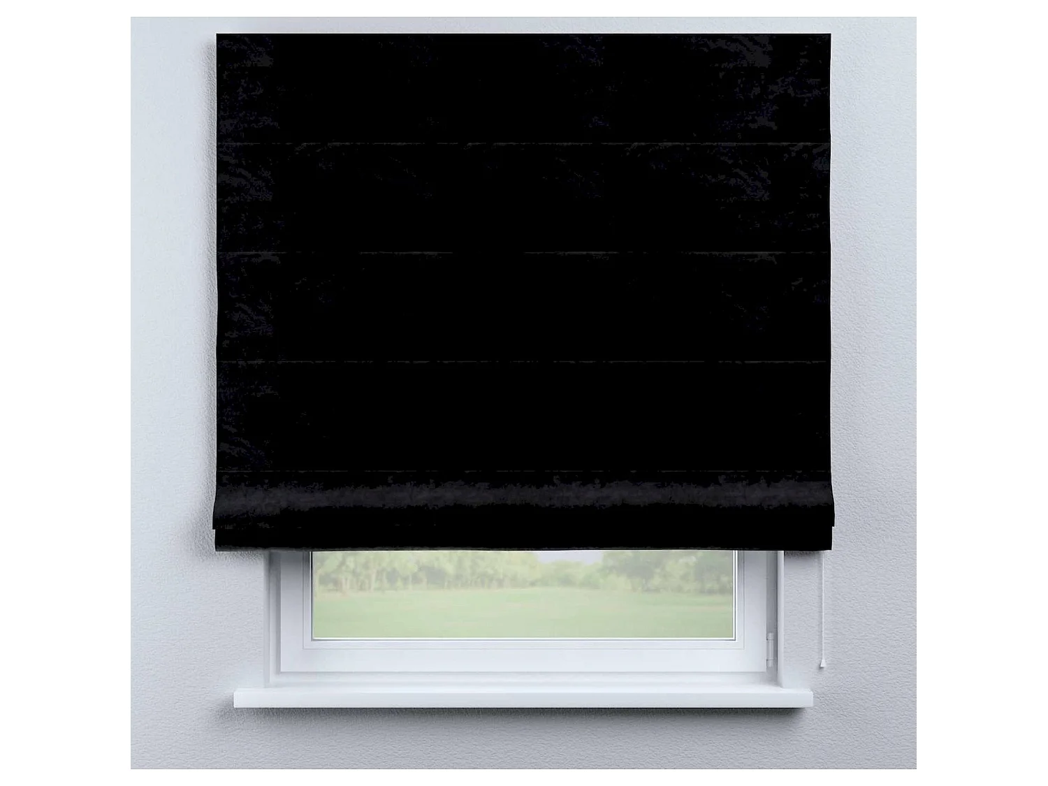 Store vénitien occultant Posh Velvet en velours - 160 x 170 cm