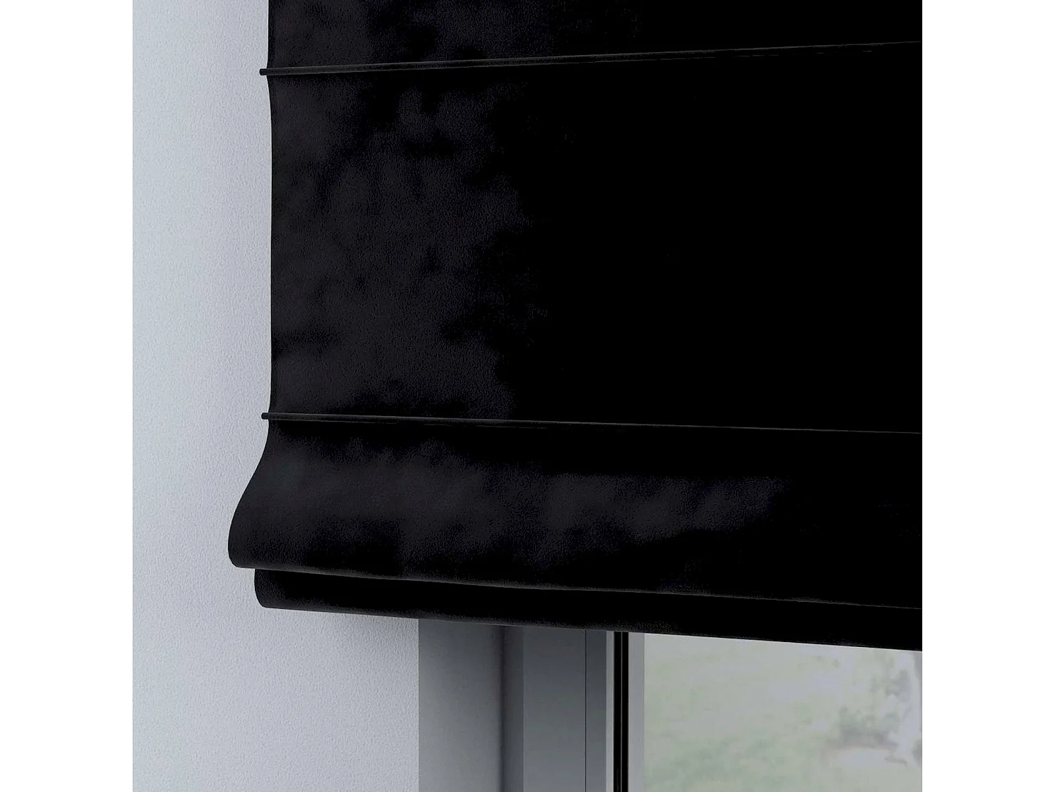 Store vénitien occultant Posh Velvet en velours - 160 x 170 cm