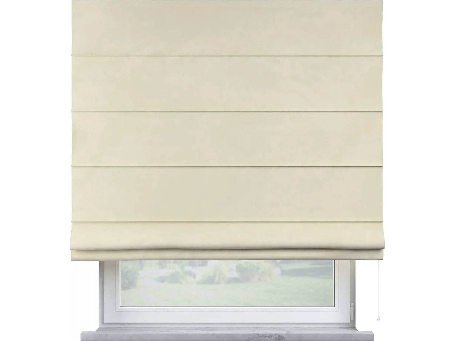 Store vénitien occultant Posh Velvet en velours - 100 x 170 cm