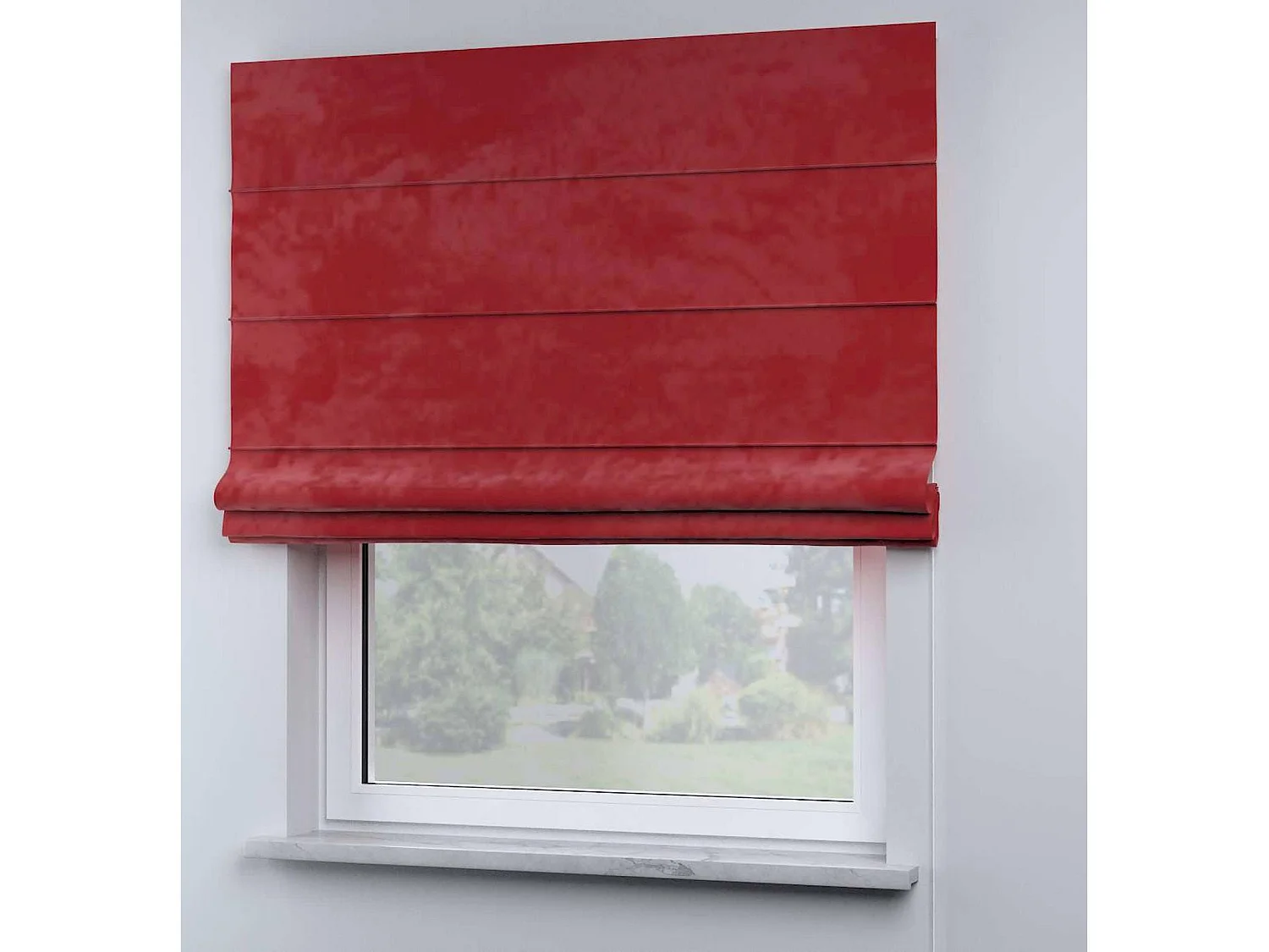 Store vénitien occultant Posh Velvet en velours - 80 x 170 cm