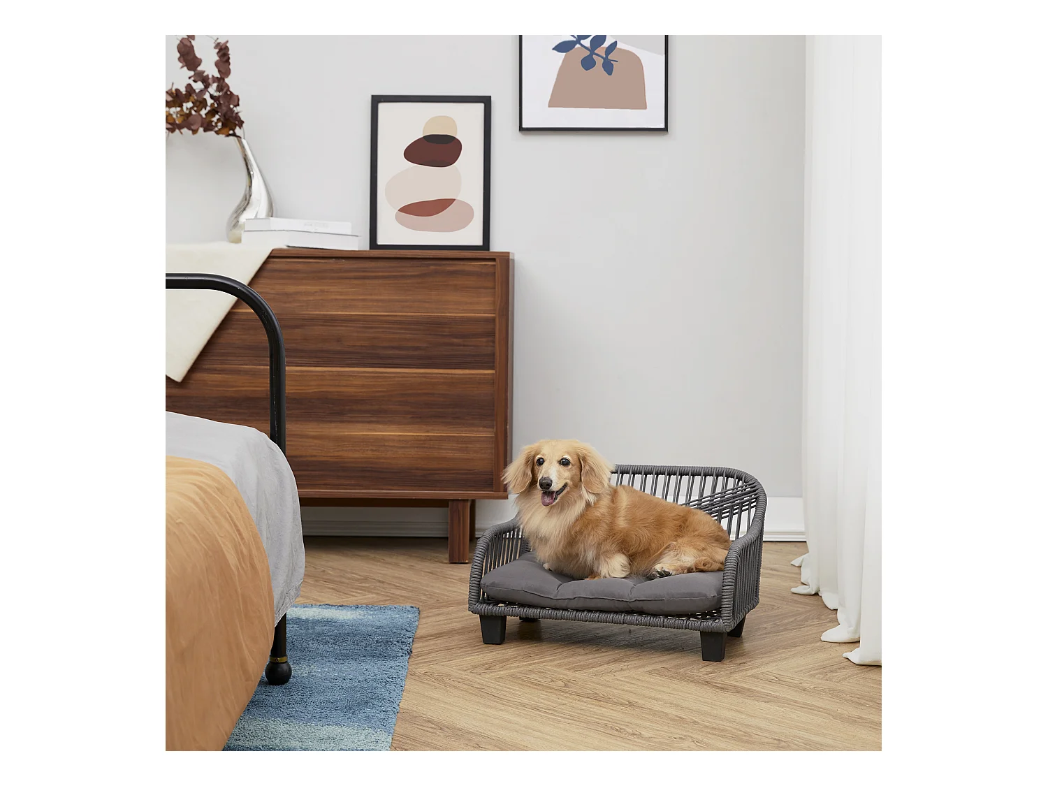 Lachesis Corde Tissée Chat ou Petit Chien Canapé