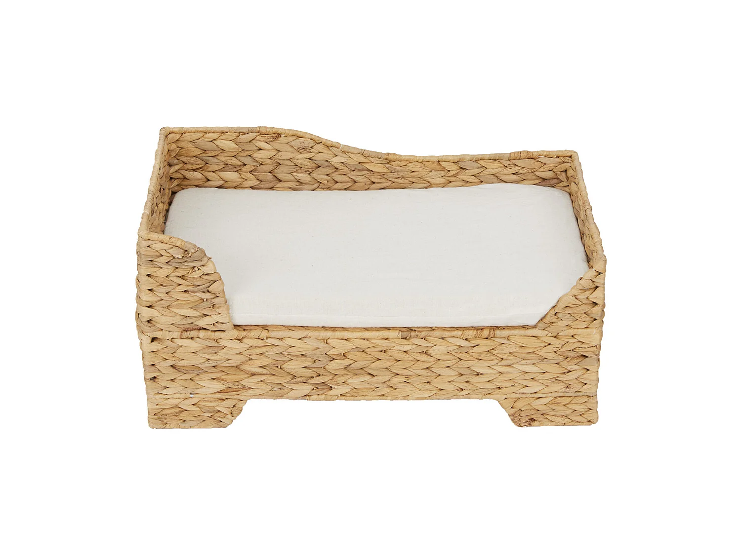 Lit panier intérieur en osier chat ou petit chien