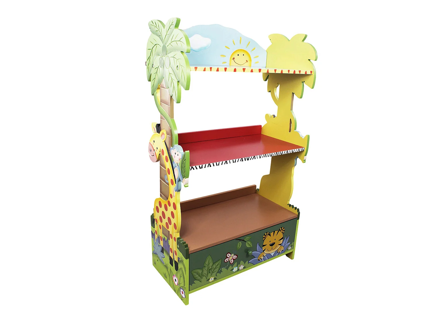 Kinderbücherregal Kinderregal Schlafzimmer Sunny Safari Fantasy Fields W-8268A