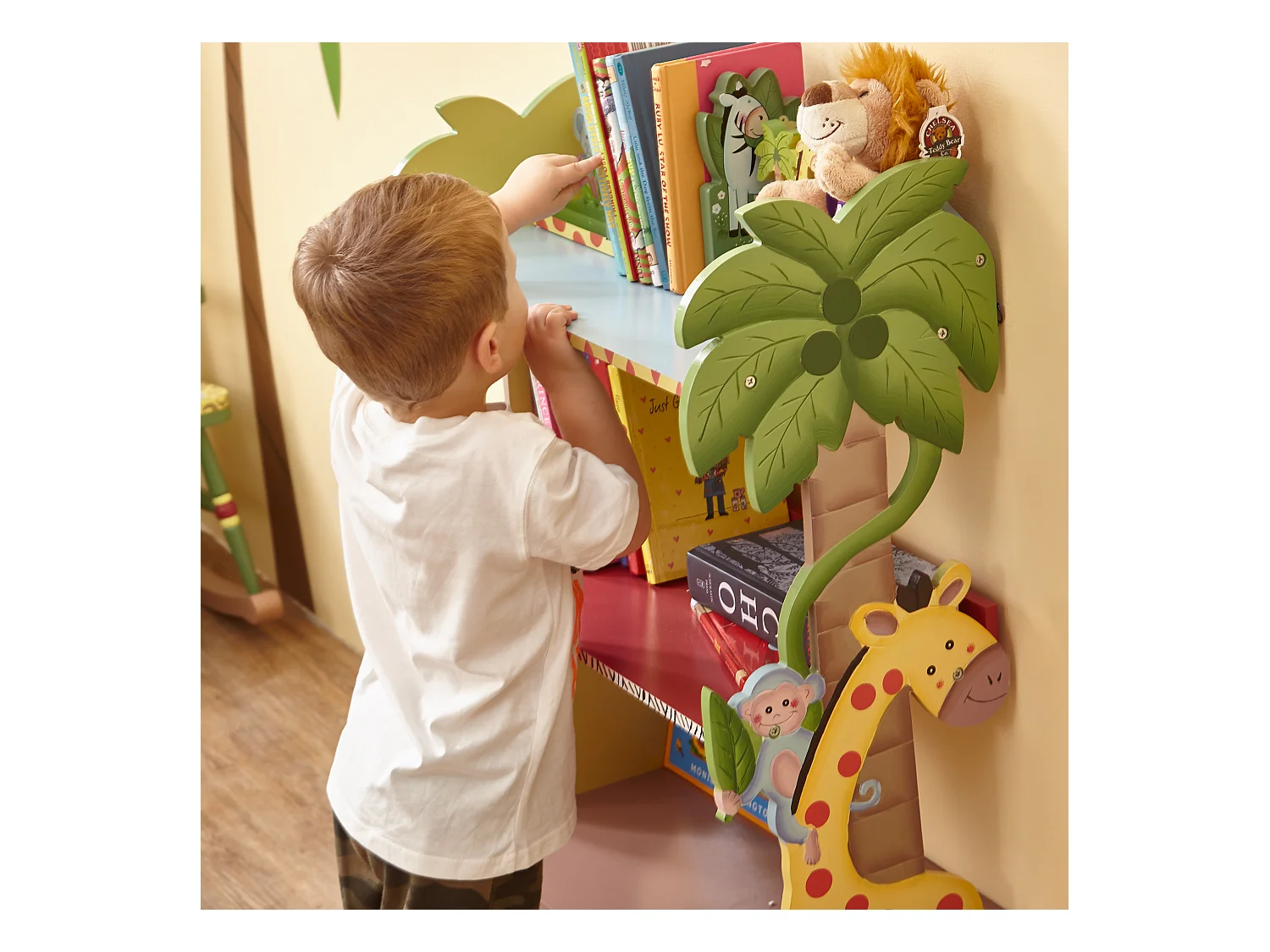 Kinderbücherregal Kinderregal Schlafzimmer Sunny Safari Fantasy Fields W-8268A
