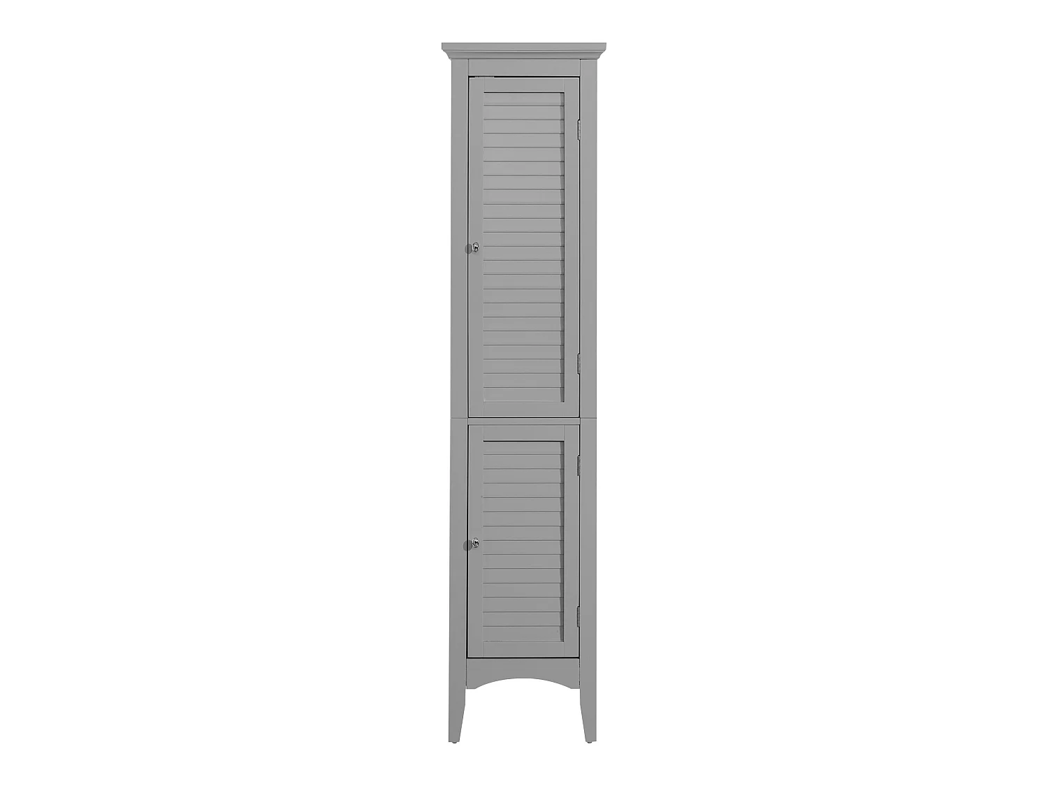 Teamson Home Glancy Armoire Grande Salle De Bain En Bois Gris Avec Rangement