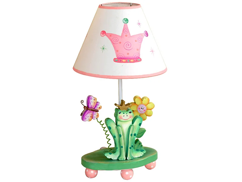 Lampada LED da tavolo comodino bimbi Fantasy Fields Princess &amp; Frog W-7506AE