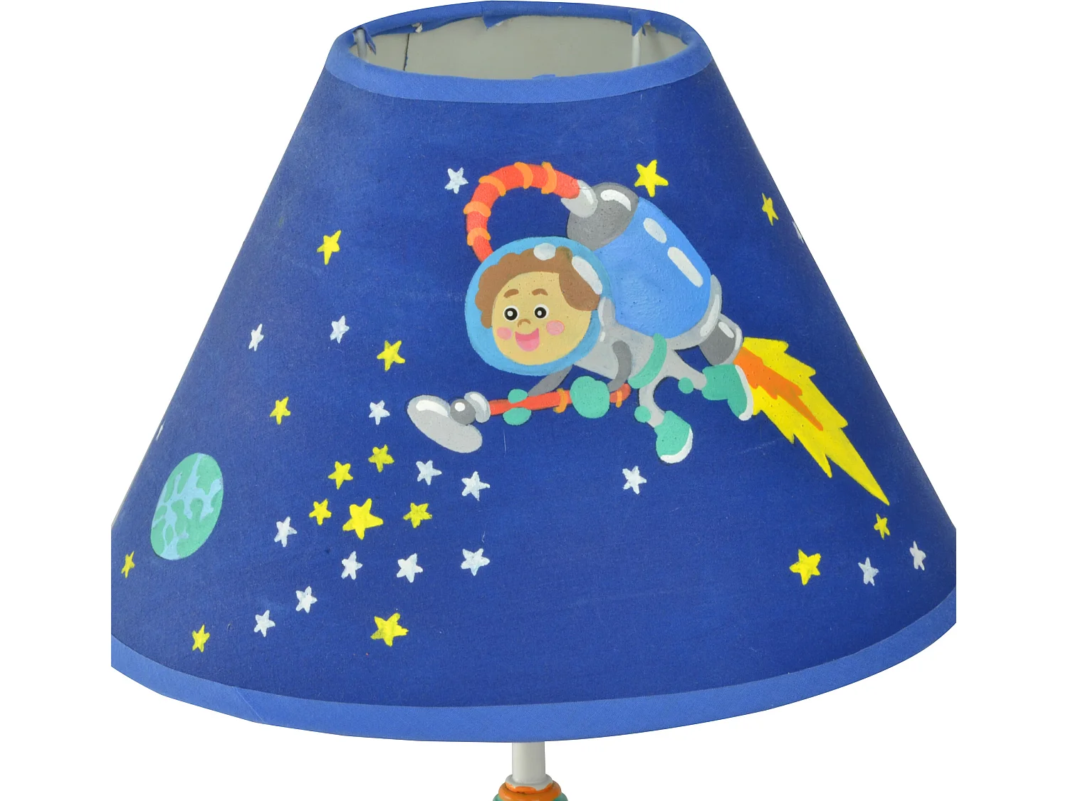 Teamson Kids Tafellamp en Nachtlichtje Voor Kinder - Kinderslaapkamer Accessoires - De Kosmische Ruimte Ontwerp
