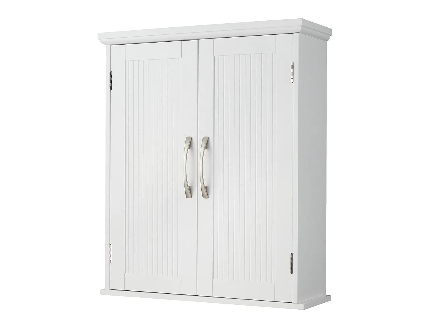 Armoire à pharmacie murale en bois pour salle de bain avec étagères réglables