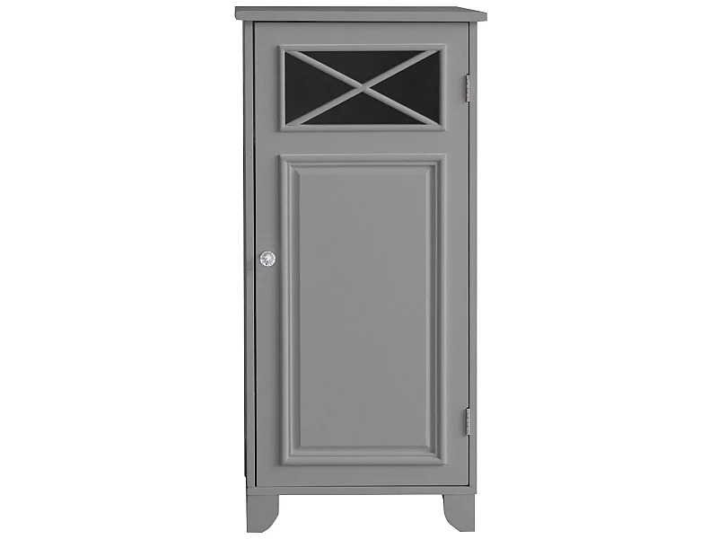 Teamson Home Armoire De Plancher Dawson Avec 1 Porte Gris EHF-6834G