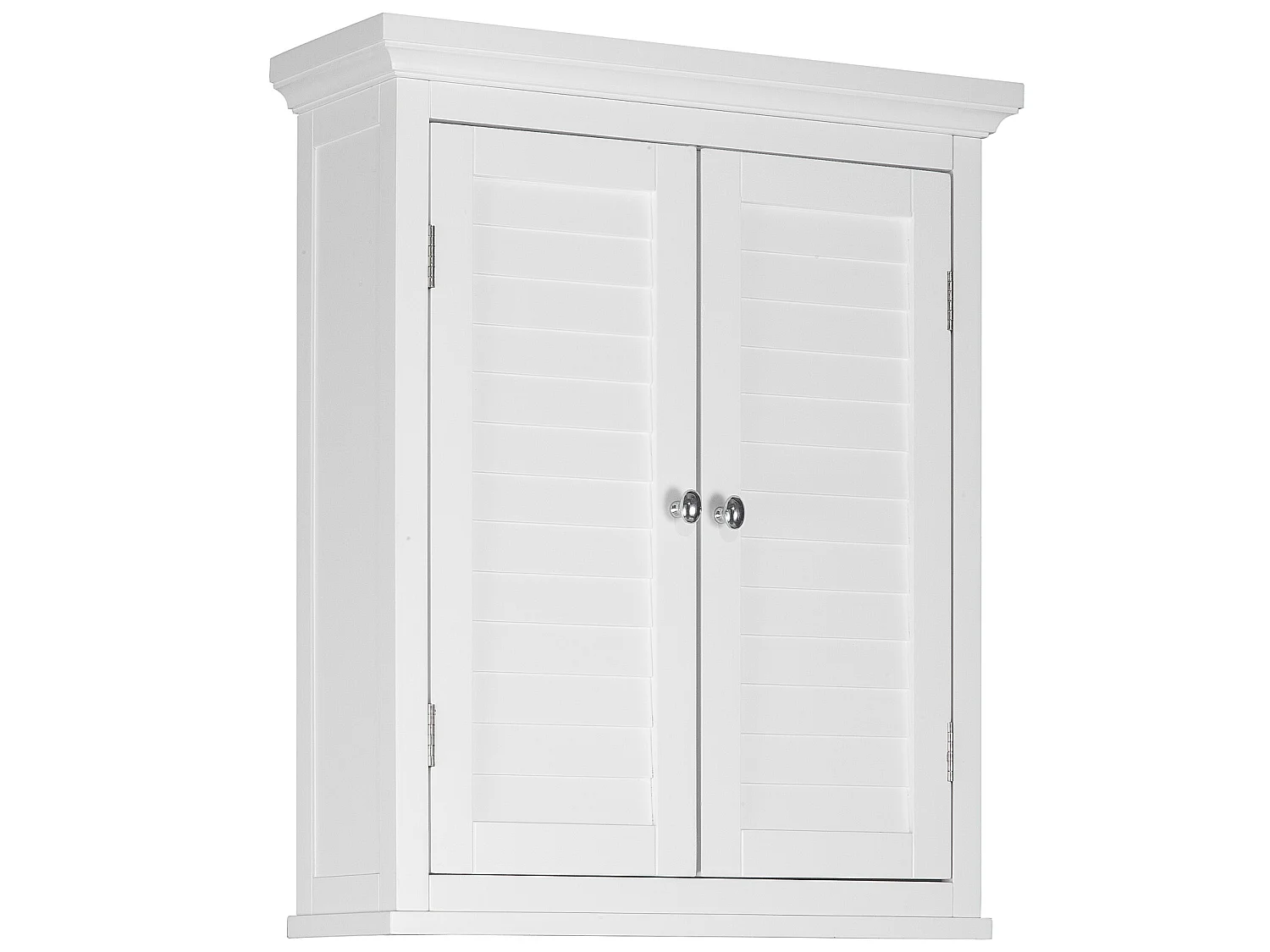 Teamson Home Mobile Del Bagno Parete Legno Bianco Doppia Porta ELG-583