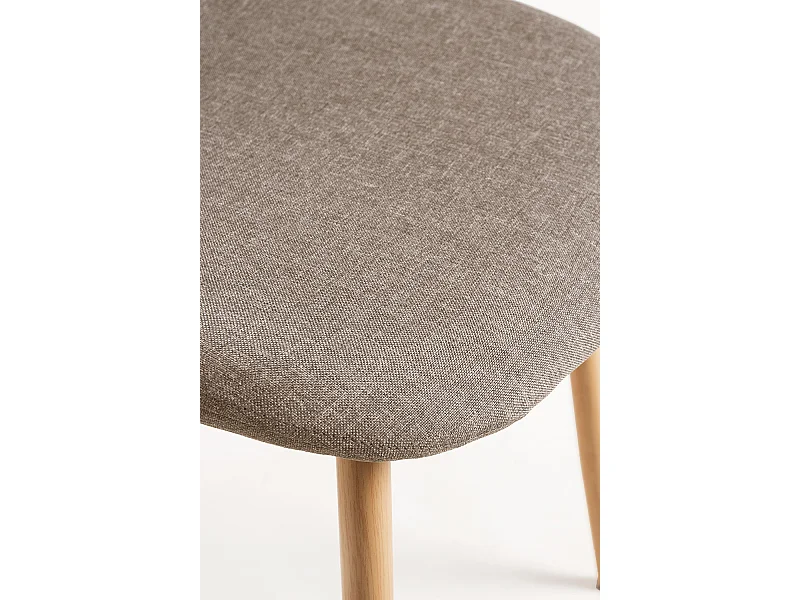 Packs Sillas Comedor - Pack 4 Sillas Teok Tela - Beige