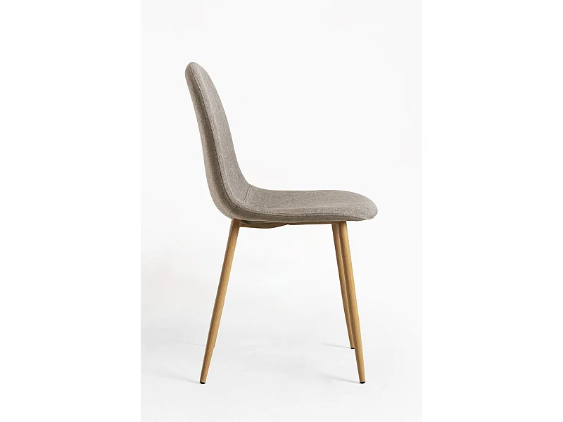 Packs Sillas Comedor - Pack 6 Sillas Teok Tela - Beige