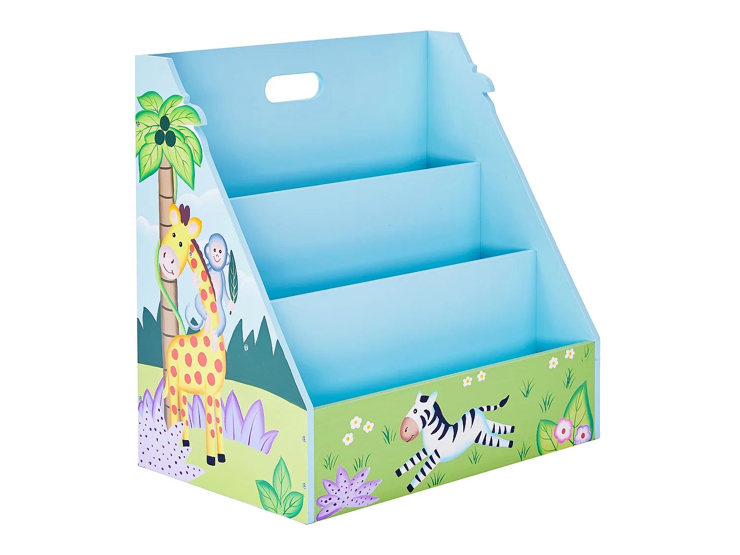 Kinder Bücherregall Stabiles Kinderregal Sunny Safari Fantasy Fields TD-13141A