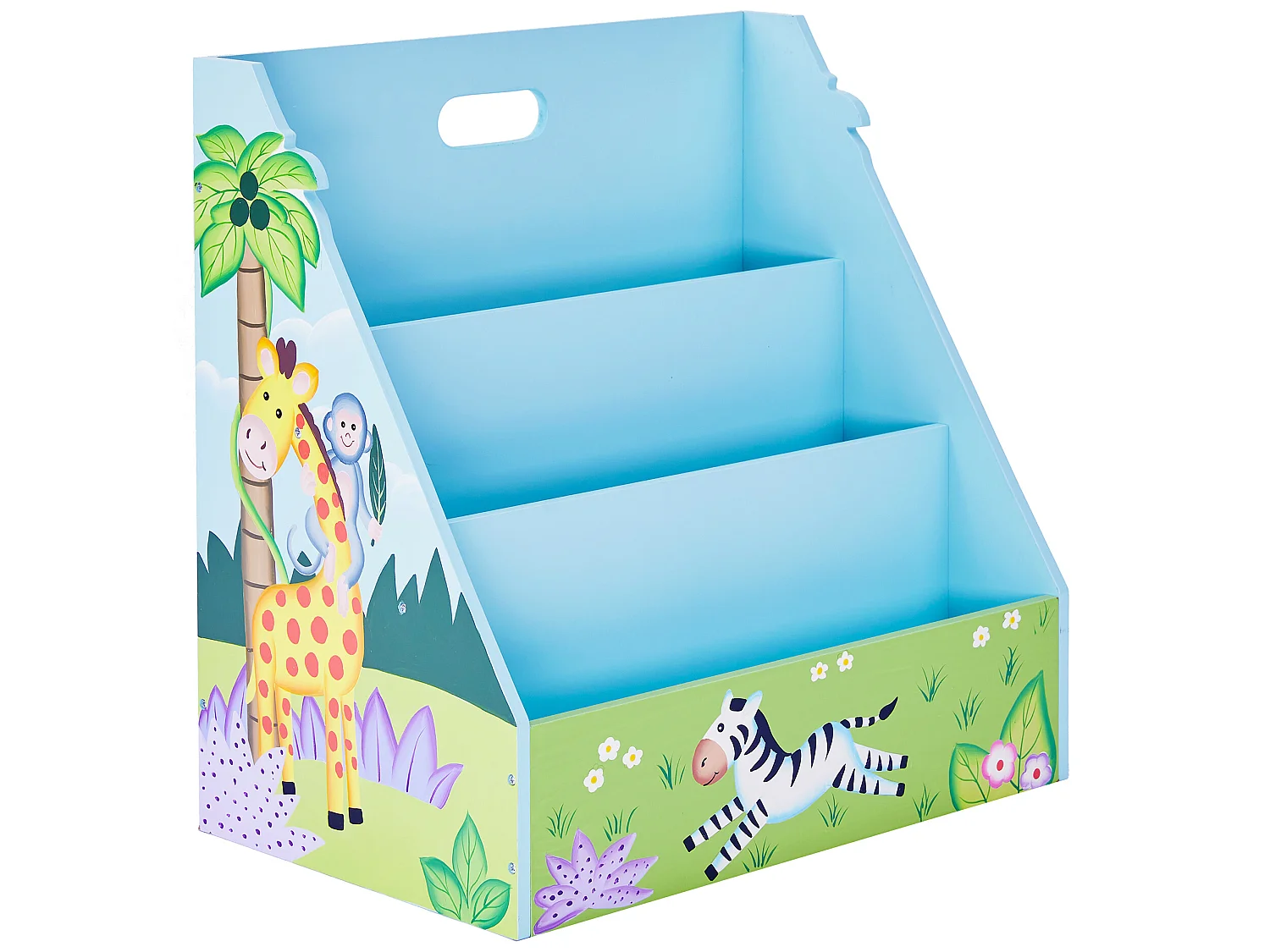 Meuble de rangement livres magazines étagère bibliothèque enfant garçon