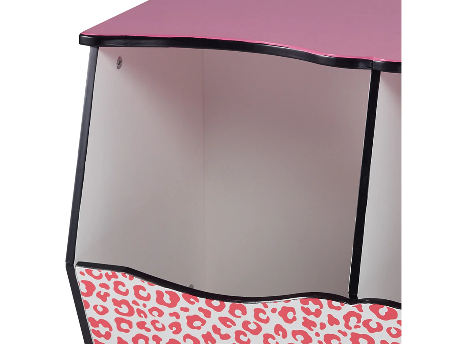 Meuble de rangement enfant en bois rose blanche Teamson Kids TD-12473P