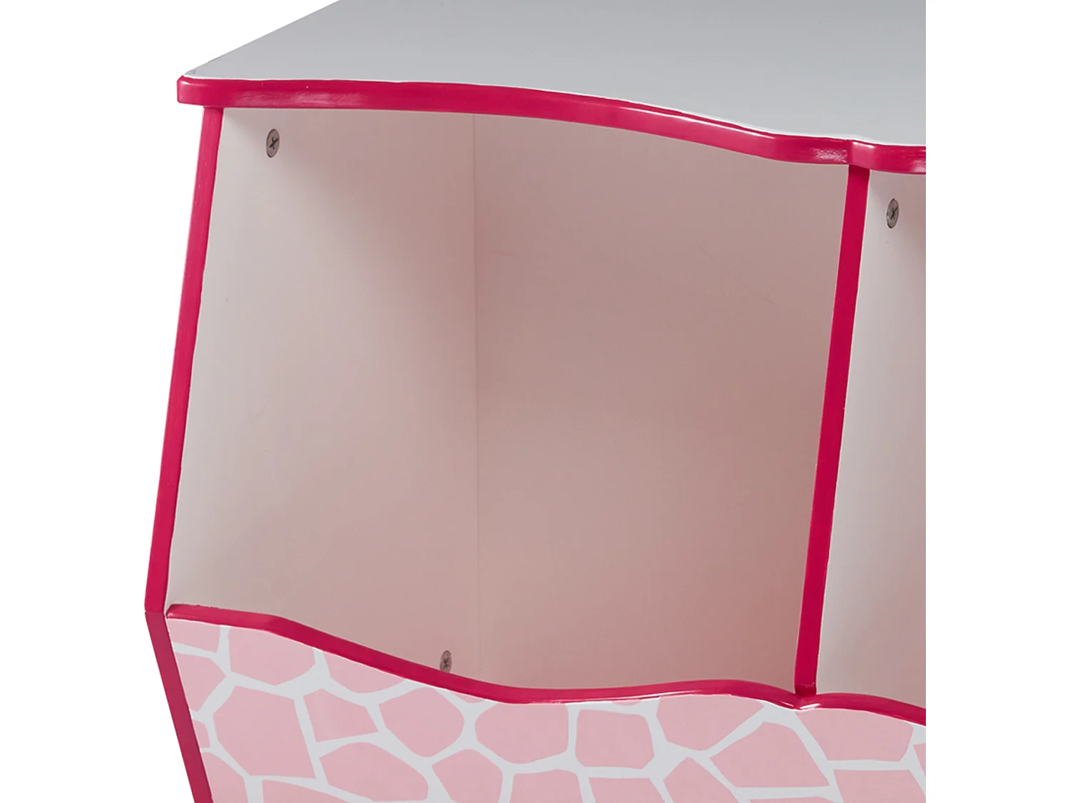 Teamson Kids Speelgoed Opslag Voor Kinderen - Kinderslaapkamer Accessoires - Roze/Wit/Giraffe