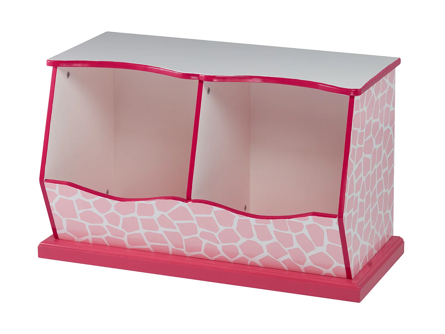 Teamson Kids Speelgoed Opslag Voor Kinderen - Kinderslaapkamer Accessoires - Roze/Wit/Giraffe