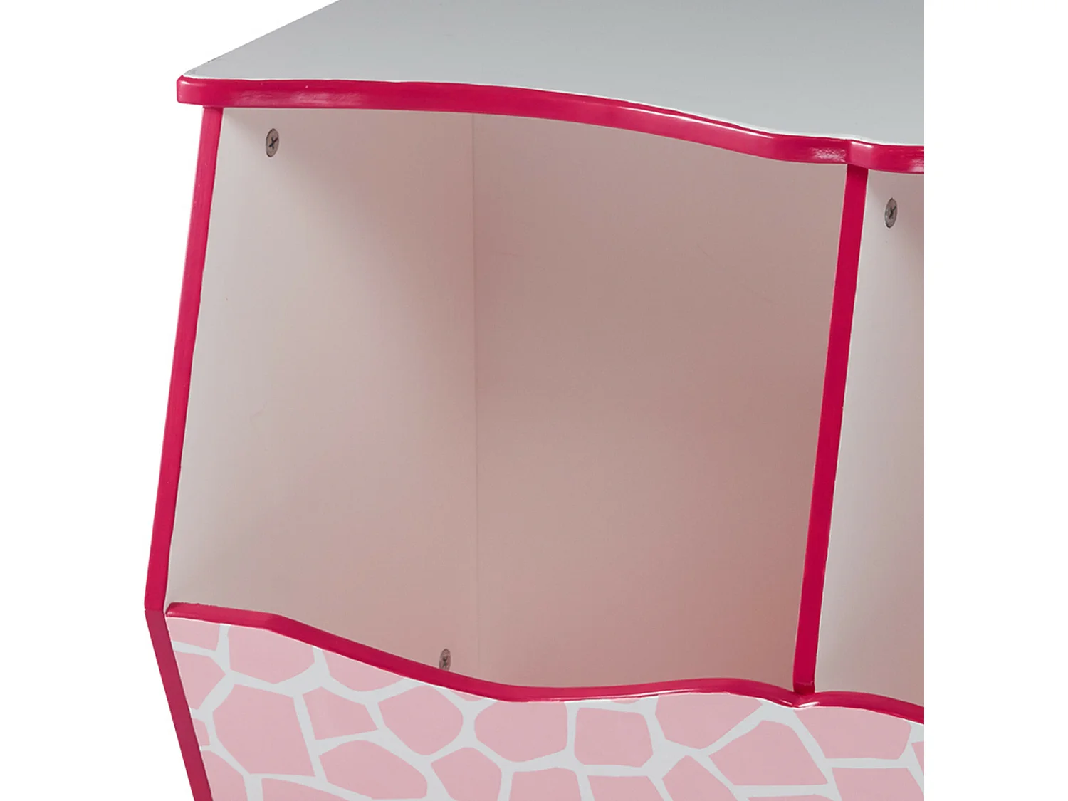 Teamson Kids Speelgoed Opslag Voor Kinderen - Kinderslaapkamer Accessoires - Roze/Wit/Giraffe
