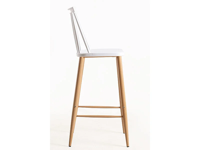 Lote de 2 Taburetes Bik - Blanco