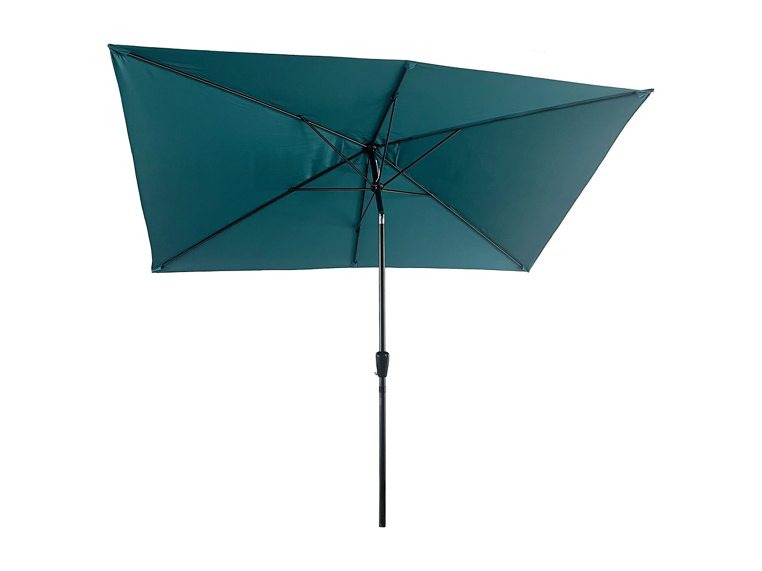HAPUNA rechthoekige rechte parasol 2x3m blauw