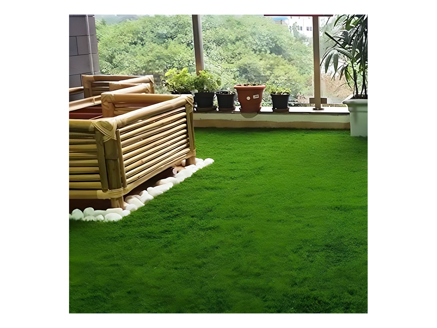 Gazon Synthétique| 2X10M (Largeur X Longueur)| Épaisseur 7MM