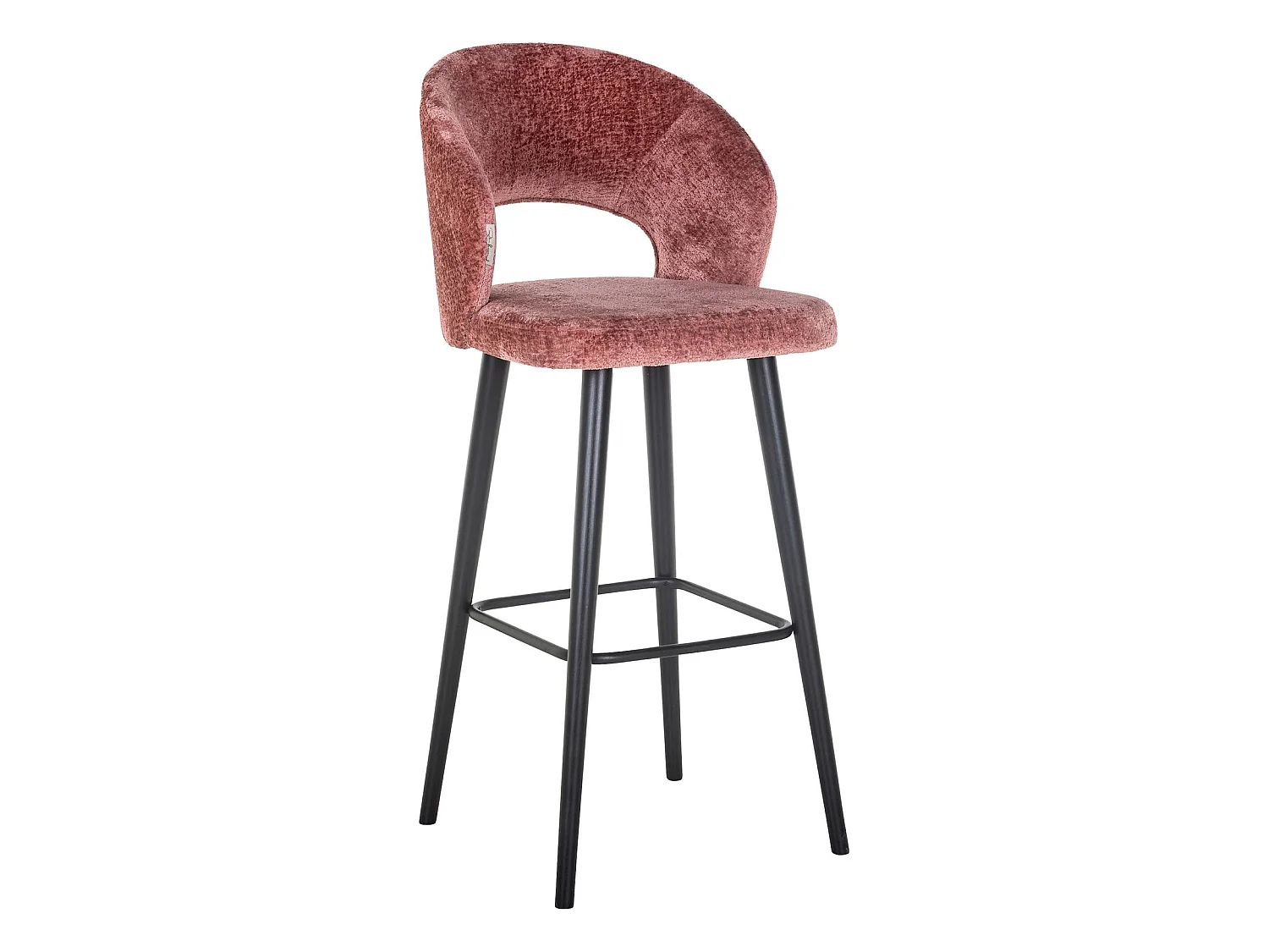 Chaise de bar Savoy chenille