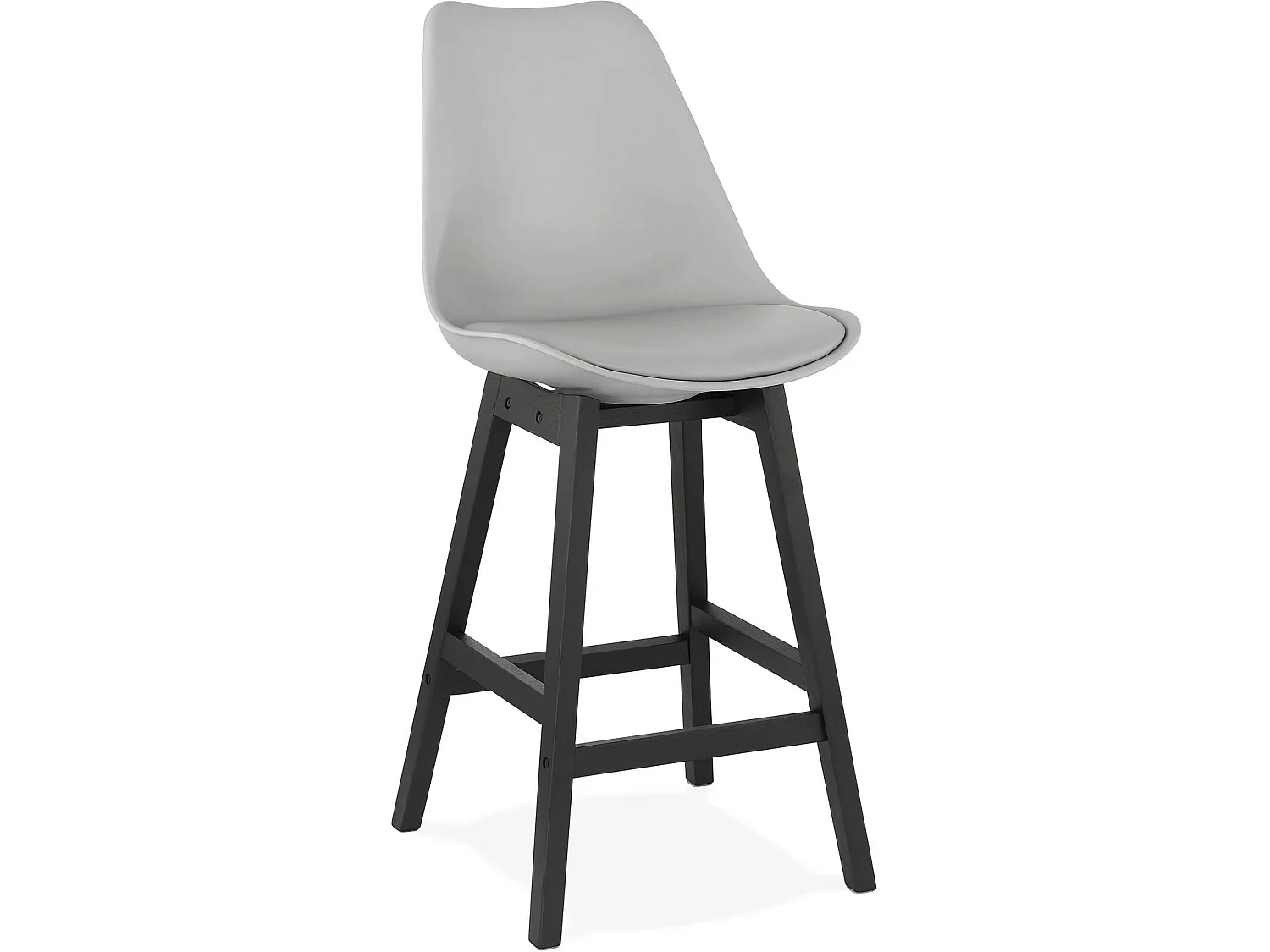 Tabouret de bar design april black mini