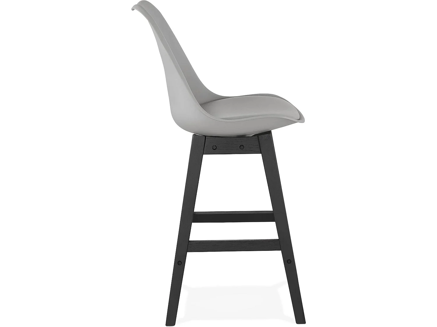 Tabouret de bar design april black mini