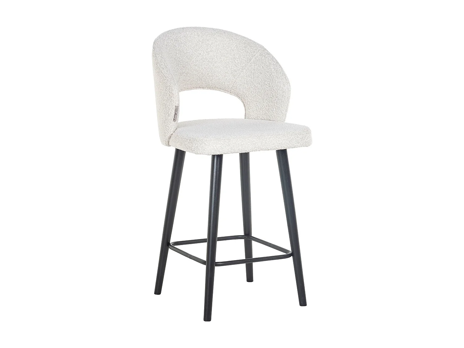 Chaise de bar Savoy bouclé