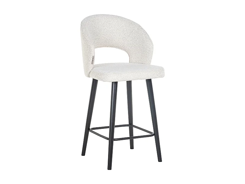 Chaise de bar Savoy bouclé