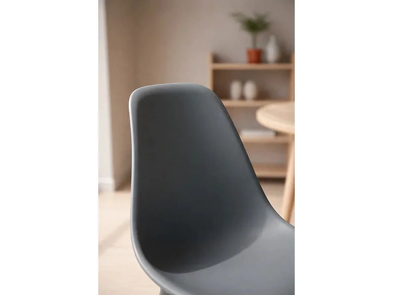 Sillas Comedor - Silla Kelen Suprym - Gris oscuro