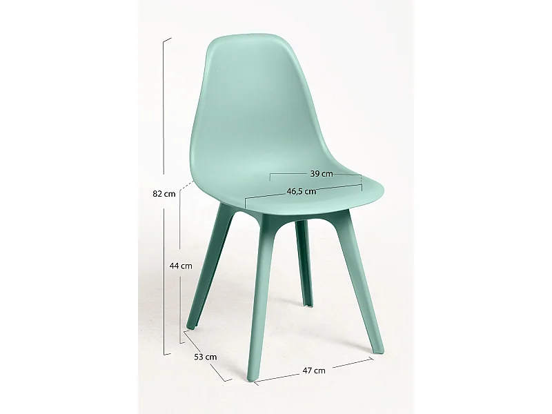Sillas Comedor - Silla Kelen Suprym - Celadón