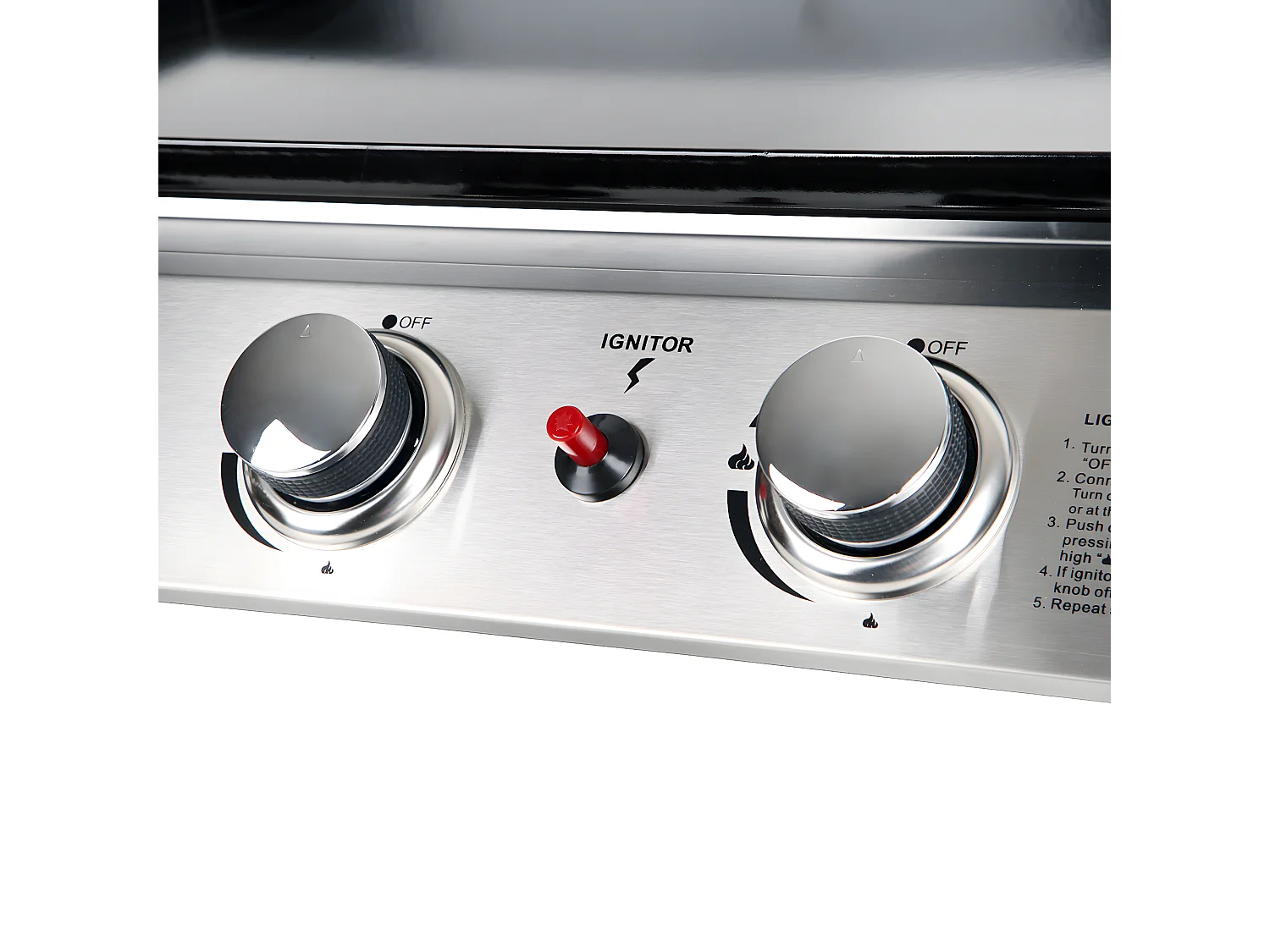 COOKER - Plancha au Gaz II - Acier émaillé laminé à froid - Brûleurs acier inoxydable - Cuisson homogène et savoureuse - 3 Brûleurs 7,5 KW
