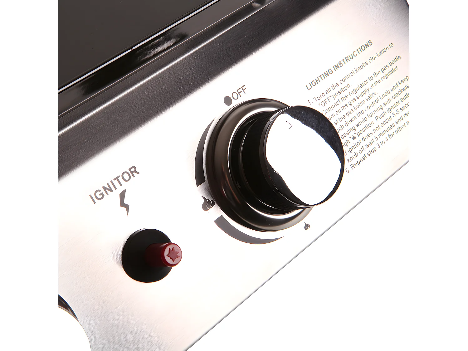 COOKER - Plancha au Gaz II - Acier émaillé laminé à froid - Brûleurs acier inoxydable - Cuisson homogène et savoureuse - 3 Brûleurs 7,5 KW